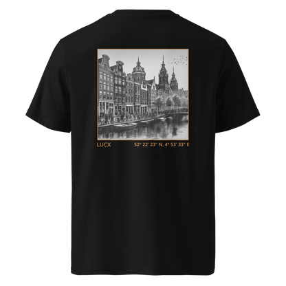 LUCX Originals | Amsterdam Tee | Zwart-Goud