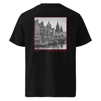 LUCX Originals | Amsterdam Tee | Zwart-Rood