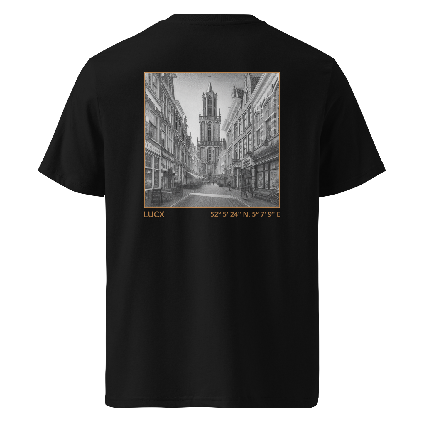 LUCX Originals | Utrecht Tee | Zwart-Goud