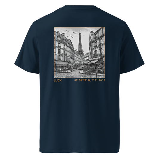 LUCX Originals | Paris Tee | Navy-Goud