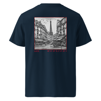 LUCX Originals | Paris Tee | Navy-Rood