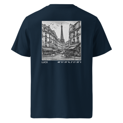 LUCX Originals | Paris Tee | Navy-Wit