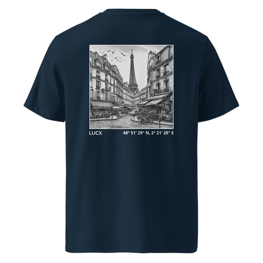 LUCX Originals | Paris Tee | Navy-Wit