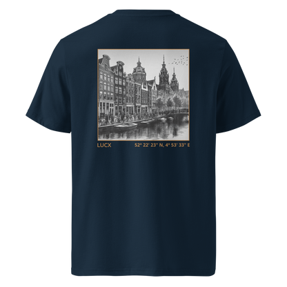 LUCX Originals | Amsterdam Tee | Navy-Goud