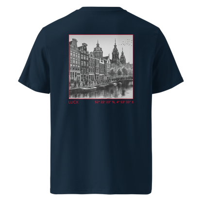 LUCX Originals | Amsterdam Tee | Navy-Rood