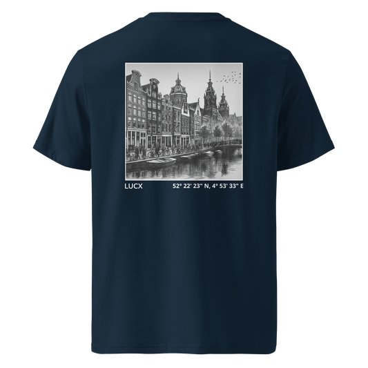 LUCX Originals | Amsterdam Tee | Navy-Wit