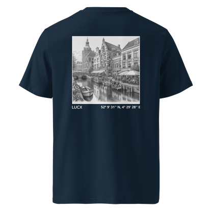 LUCX Originals | Leiden Tee | Navy-Wit