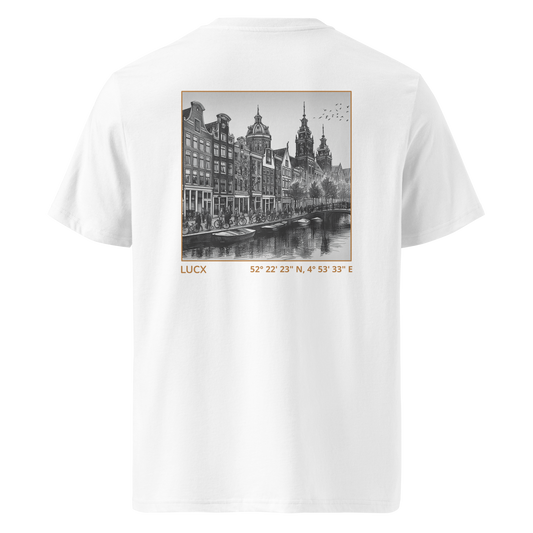 LUCX Originals | Amsterdam Tee | Wit-Goud