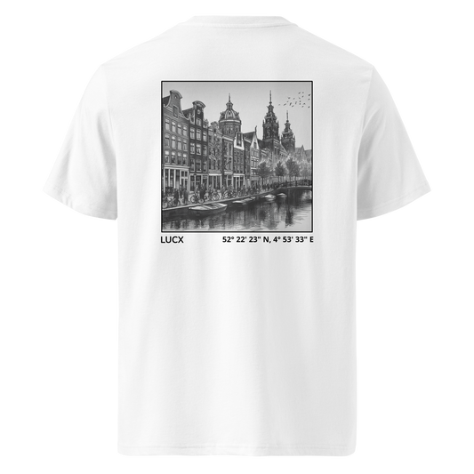 LUCX Originals | Amsterdam Tee | Wit-Zwart