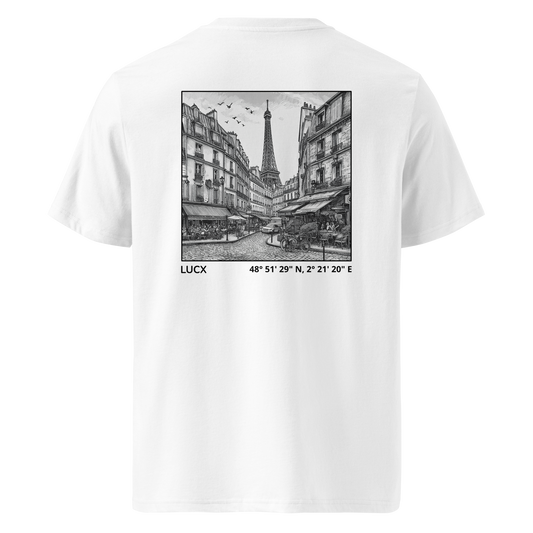 LUCX Originals | Paris Tee | Wit-Zwart