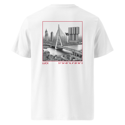 LUCX Originals | Rotterdam Tee | Wit-Rood